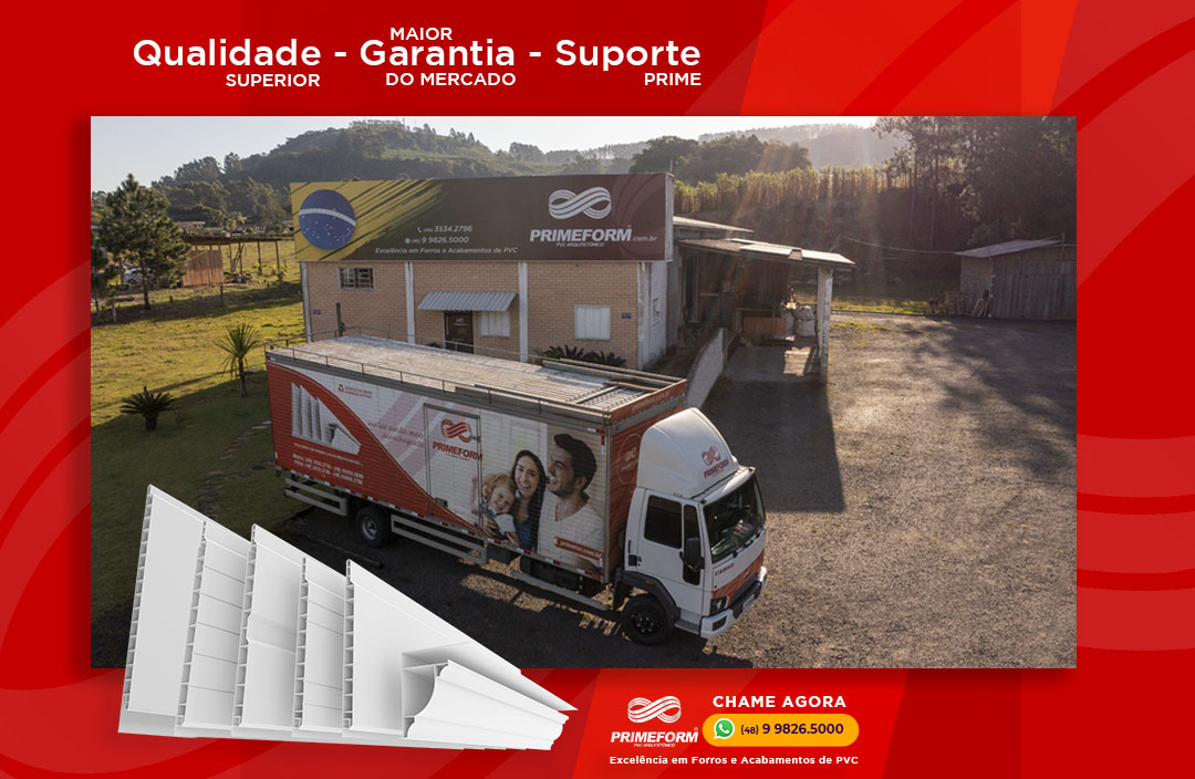 Qualidade e Maior Garantia Peça PRIMEFORM!