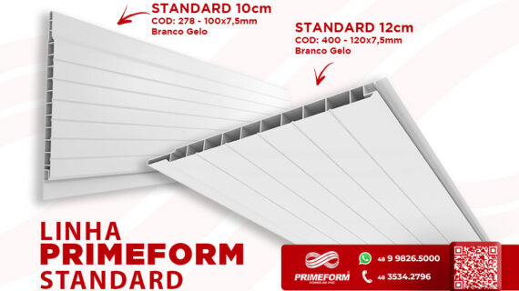 Linha STANDARD 100mm e 120mm x 7,5mm