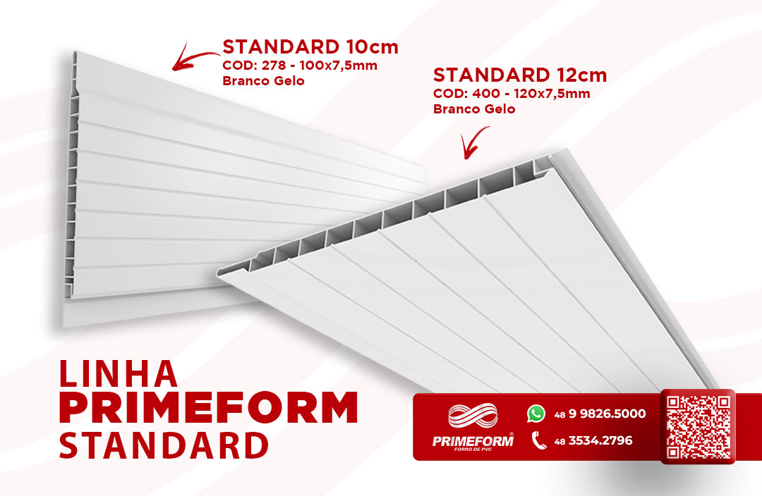 Linha STANDARD 100mm e 120mm x 7,5mm